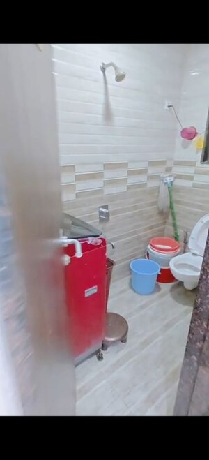 Bathroom in 1 BHK Apartment at Star Heights, Kurla West – for Rent