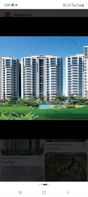 4 BHK Apartment For Rent in Sunworld Vanalika, Sector 107
