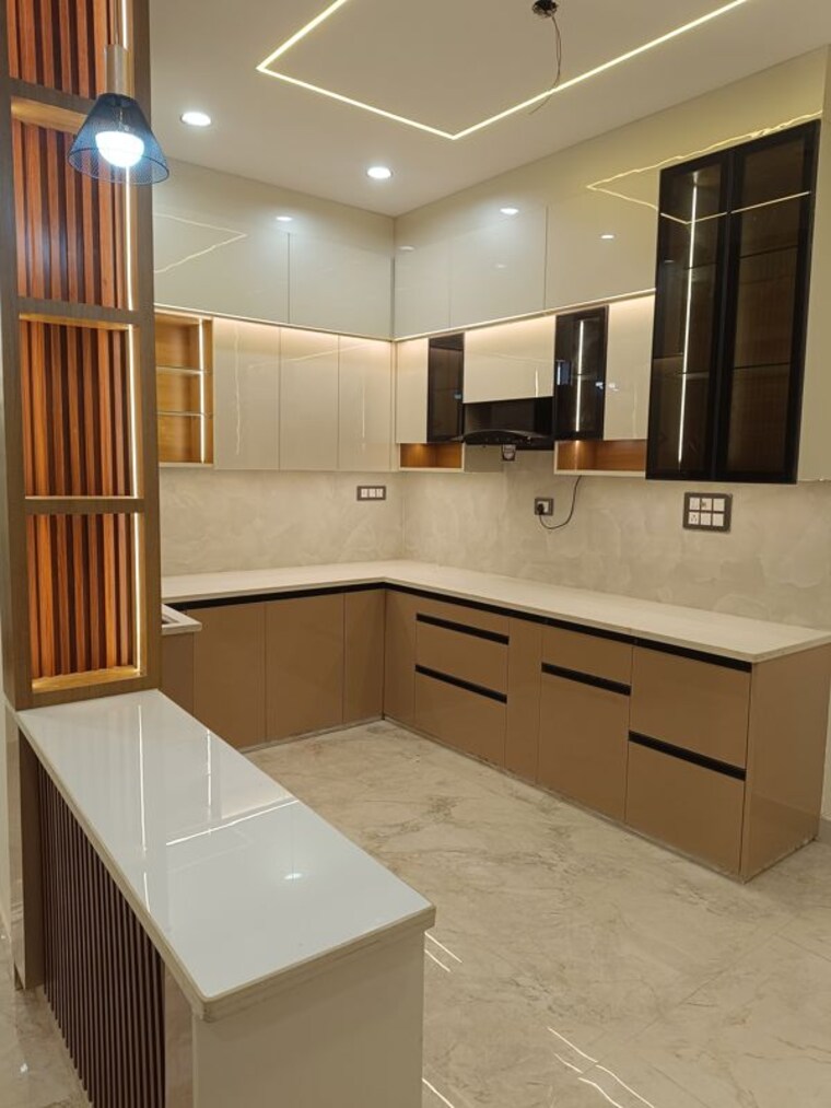 Kitchen, jaipuria-heritage 3.5 Bedroom 180 Sq.Yd. Builder Floor In Shahpur Bamheta Ghaziabad 10716104