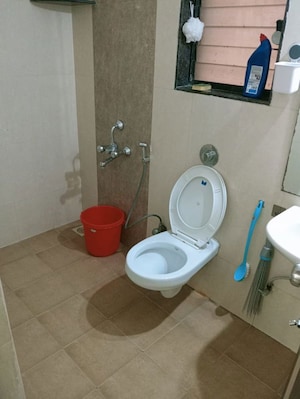 Bathroom in 1 BHK Apartment at Twilight Apartment, Powai – for Rent