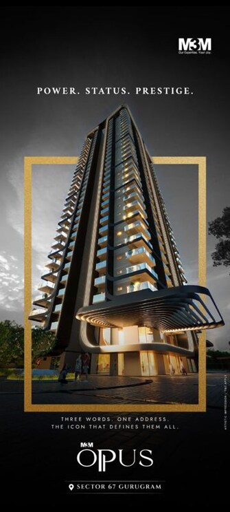 3.5 BHK +  2400 Sq.Ft. Apartment in M3M Opus