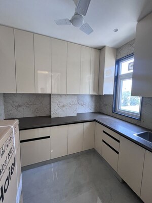 Kitchen in 1 BHK Builder Floor at Sushant Lok I – for Rent