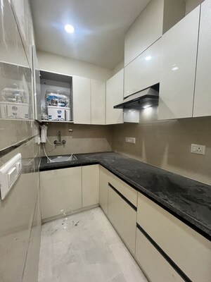 Kitchen in 1 BHK Builder Floor at Sushant Lok I – for Rent