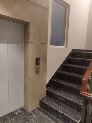 Staircase in 3 BHK Builder Floor at Sushant Lok I – for Rent