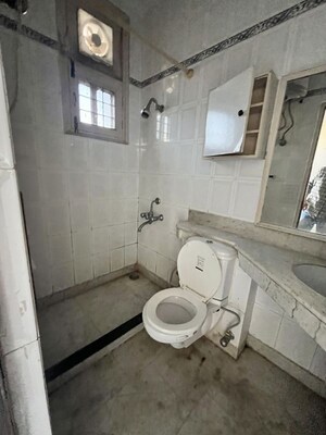 Bathroom in 2 BHK Builder Floor at Sushant Lok I – for Rent