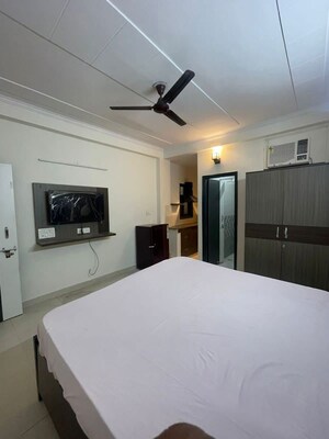 Kitchen in 1 RK Independent House at Sector 39 – for Rent