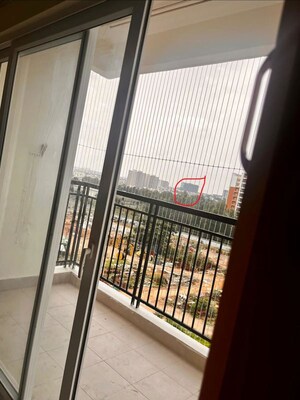 Balcony in 2 BHK Apartment at Adarsh Greens, Kogilu – for Rent