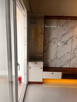 Building Lobby in 2 BHK Apartment at Adarsh Greens, Kogilu – for Rent