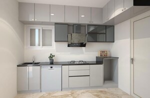 Kitchen in 3 BHK Apartment at Poulomi Avante, Kokapet – for Rent