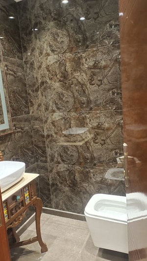 Bathroom in 3 BHK Builder Floor at New Rajinder Nagar – for Sale