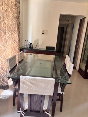 Dining area in 2.5 BHK Apartment at Neelkanth Greens, Manpada – for Rent