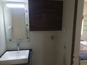Bathroom in 3 BHK Apartment at Anamitra Tower, Brahmand – for Rent