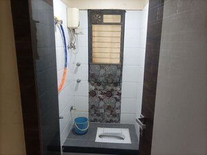 Bathroom in 3 BHK Apartment at Anamitra Tower, Brahmand – for Rent