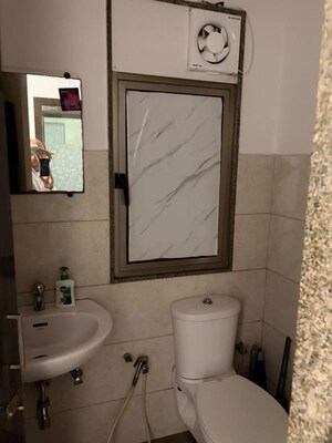 Bathroom in  Office Space at Prahlad Nagar – for Rent