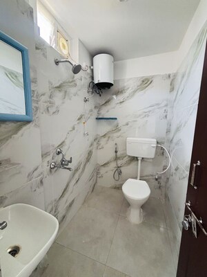 Bathroom in 1 BHK Builder Floor at Nallagandla – for Rent