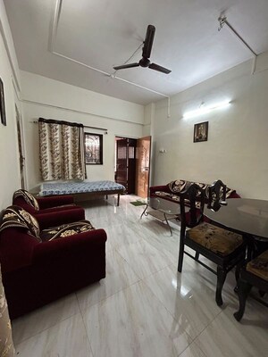 Living Room in 1 BHK Independent House at Kharghar – for Rent