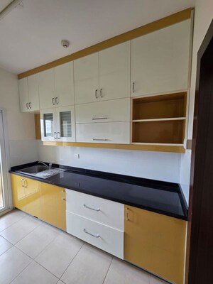 Kitchen in 3 BHK Apartment at Bhartiya Nikoo Homes, Thanisandra Main Road – for Rent