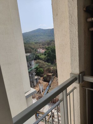 Balcony in 1.5 BHK Apartment at Godrej Emerald, Ghodbunder Road – for Rent