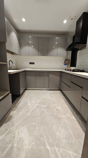 Kitchen in 3 BHK Builder Floor at Nizamuddin East – for Rent