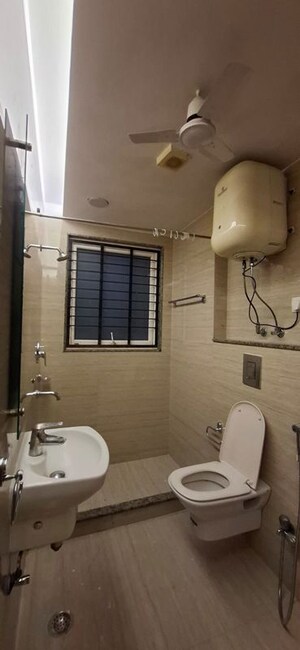 Bathroom in 3 BHK Builder Floor at Kalkaji – for Rent
