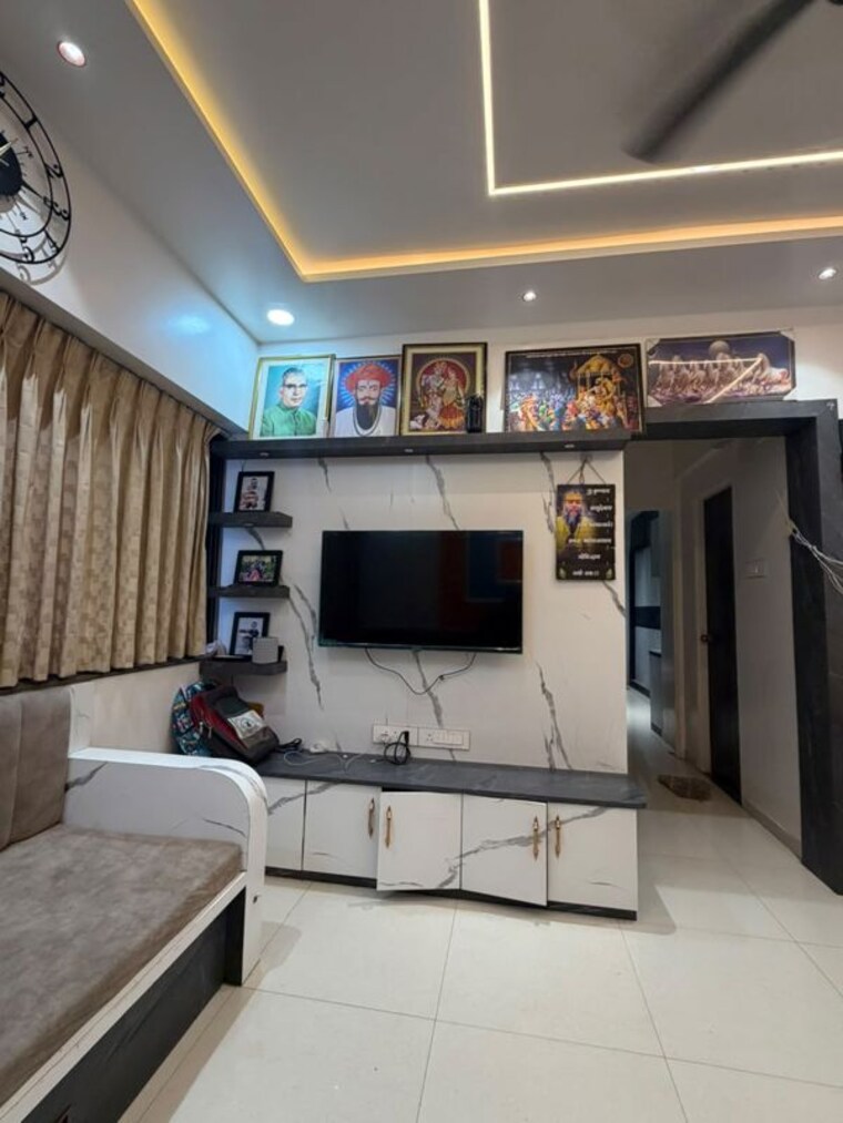 Living Room, kumar-pebble-park 2 Bedroom 650 Sq.Ft. Apartment In Hadapsar Pune 10742322