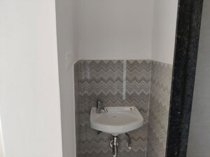 Bathroom in 1 BHK Apartment at Lodha Crown Quality Homes, Majiwada – for Rent