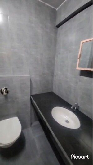Bathroom in 3 BHK Apartment at Chembur – for Rent