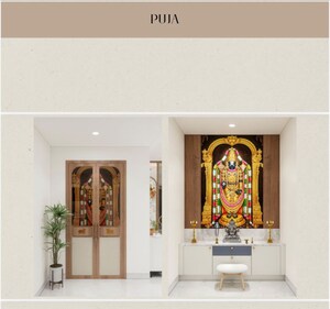Furnished Amenities in 3 BHK Apartment at Rajapushpa Imperia, Tellapur – for Rent