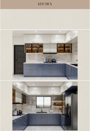 Kitchen in 3 BHK Apartment at Rajapushpa Imperia, Tellapur – for Rent