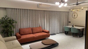 Living Room in 3 BHK Apartment at Vaishnodevi Circle – for Rent