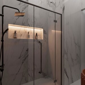 Bathroom in 3 BHK Builder Floor at JMS The Nation, Sector 95 – for Sale