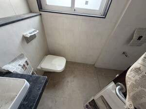 Bathroom in 3 BHK Apartment at Sheth Vasant Lawns, Laxmi Nagar – for Rent