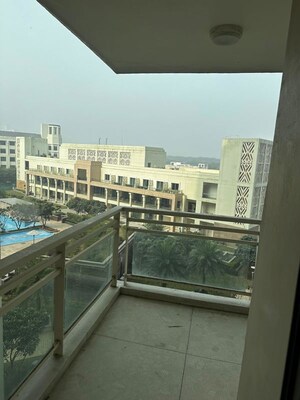 Balcony in 3 BHK Apartment at DLF Park Place, Sector 54 – for Rent