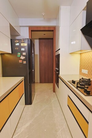 Kitchen in 2 BHK Apartment at Raymond Aashiyana, Vartak Nagar – for Sale