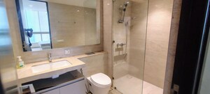 Bathroom in 3 BHK Apartment at One Hiranandani Park Barrington, Ghodbunder Road – for Rent