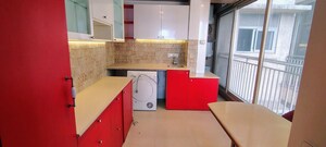 Kitchen in 3 BHK Apartment at One Hiranandani Park Barrington, Ghodbunder Road – for Rent