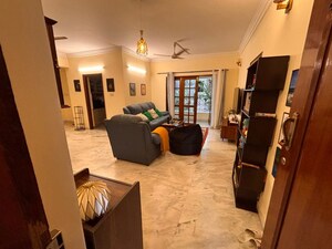 Living Room in 3 BHK Apartment at RJ Garden, Indiranagar – for Rent
