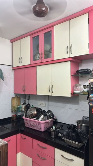 Kitchen in 1 BHK Apartment at Manpada – for Rent