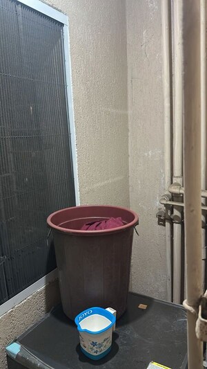 Bathroom in 1 BHK Apartment at Manpada – for Rent