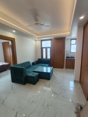 Living Room in 2 BHK Apartment at Freedom Fighters Enclave – for Rent