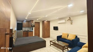Living Room in 1 RK Builder Floor at Saket – for Rent