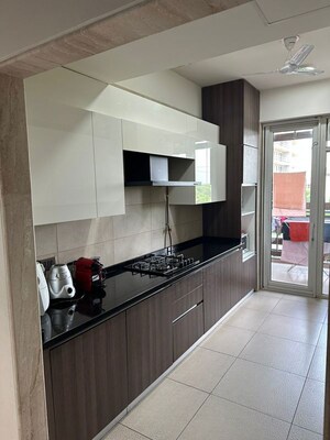 Kitchen in 3 BHK Apartment at Mahindra Luminare, Sector 59 – for Rent