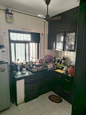 Kitchen in 1 BHK Apartment at Mantri Park, Goregaon East – for Rent