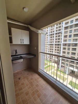 Balcony in 2 BHK Apartment at Sobha Dream Gardens, Thanisandra Main Road – for Rent