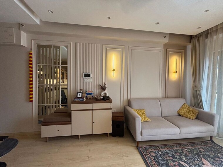 Living Room, kumar-picasso Studio 190 Sq.Ft. Apartment In Hadapsar Pune 10742887