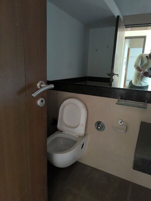 Bathroom in 2 BHK Apartment at Rustomjee Elanza, Malad West – for Rent