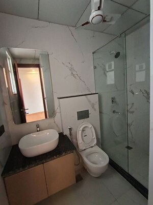 Bathroom in 3 BHK Apartment at Raj One Good Earth, Sector 71 – for Rent