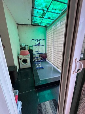 Balcony in 3.5 BHK Apartment at Greater Kailash – for Rent