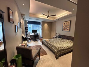 Living Room in 3.5 BHK Apartment at Greater Kailash – for Rent