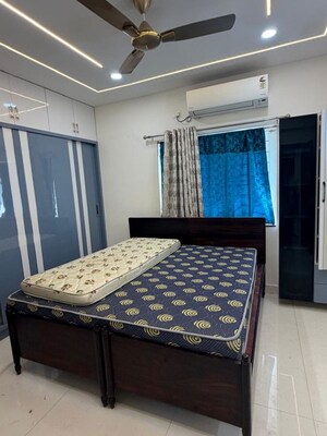 Bedroom in 3 BHK Apartment at Lakshmi Cadillac, Kondapur – for Rent